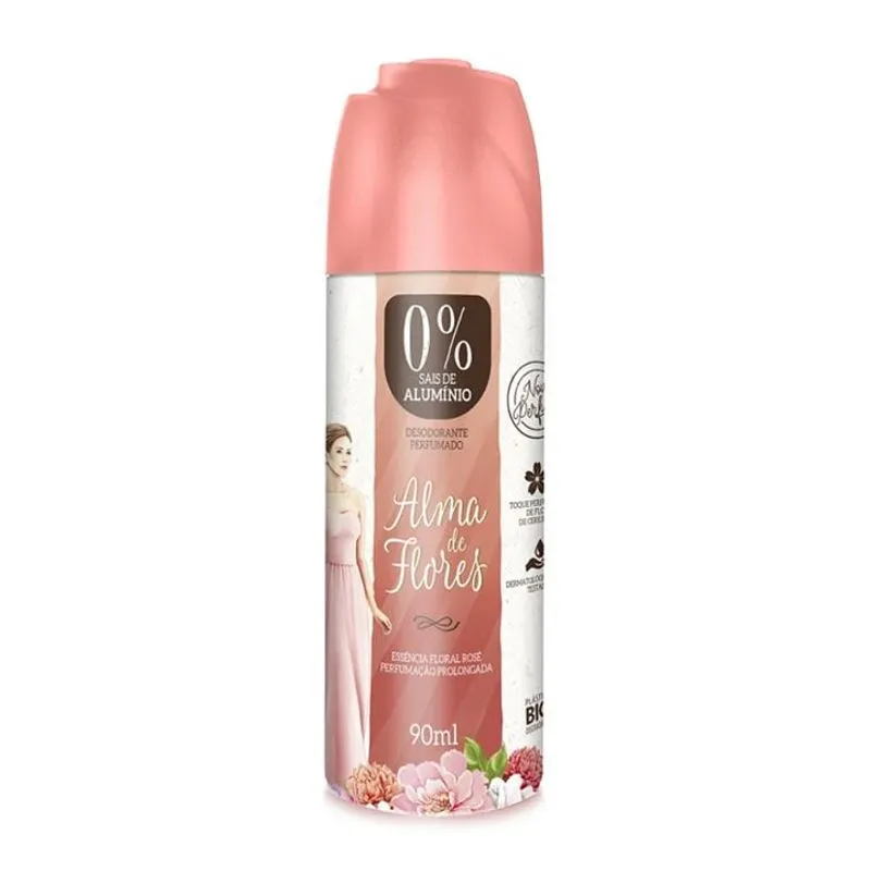 Desodorante Spray Alma de Flores 90ml Rose