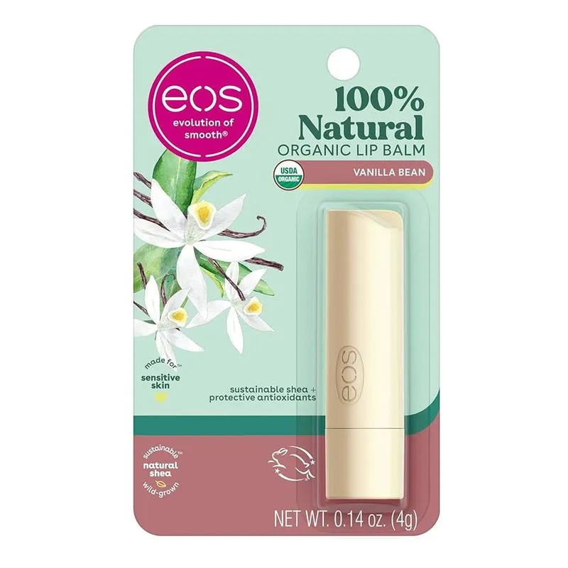 EOS Organic Stick Lip Balm Vanilla Bean - Hidratante Labial