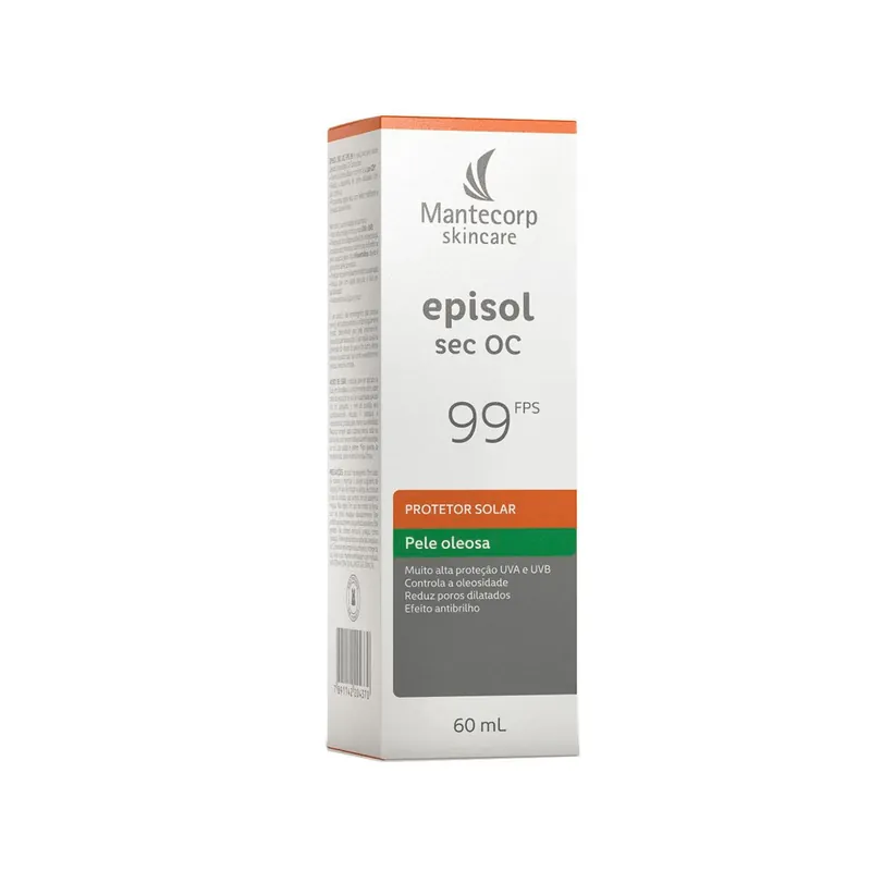 Protetor Solar Facial Episol Sec OC FPS99 60g