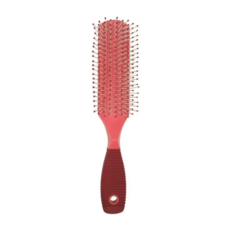 Escova de Cabelo Marco Boni 7727B Priscila Light Retangular Cerda com Bolinha Plástico 1 Unidade