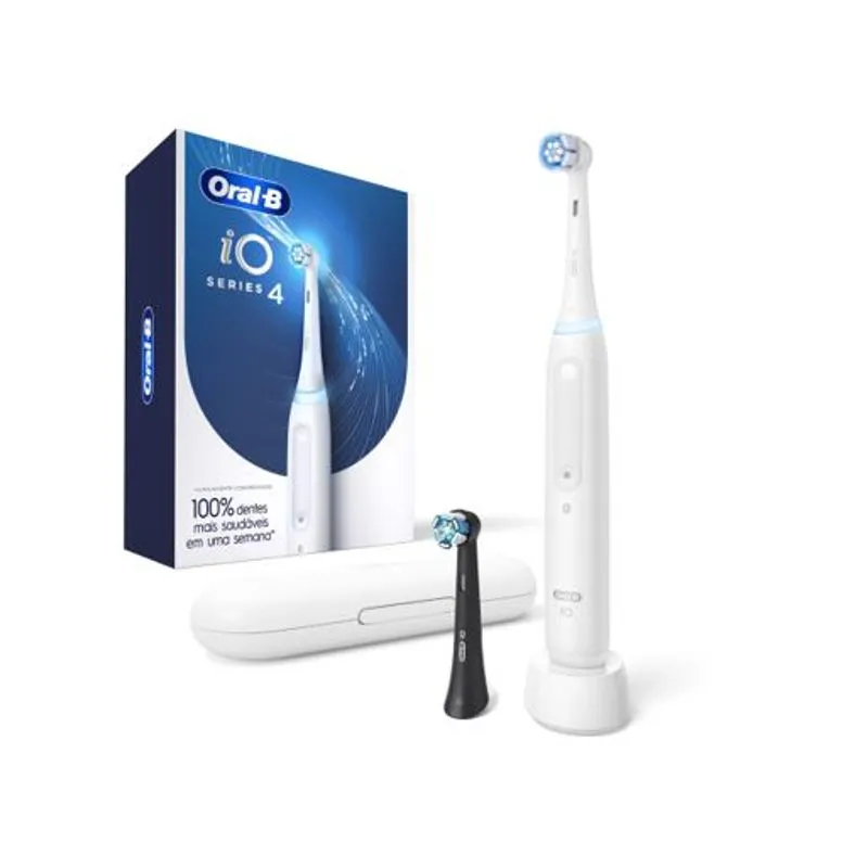 Escova Dental Elétrica Oral-B iO Series 4 Sensor de Pressão Bivolt 1 unidade