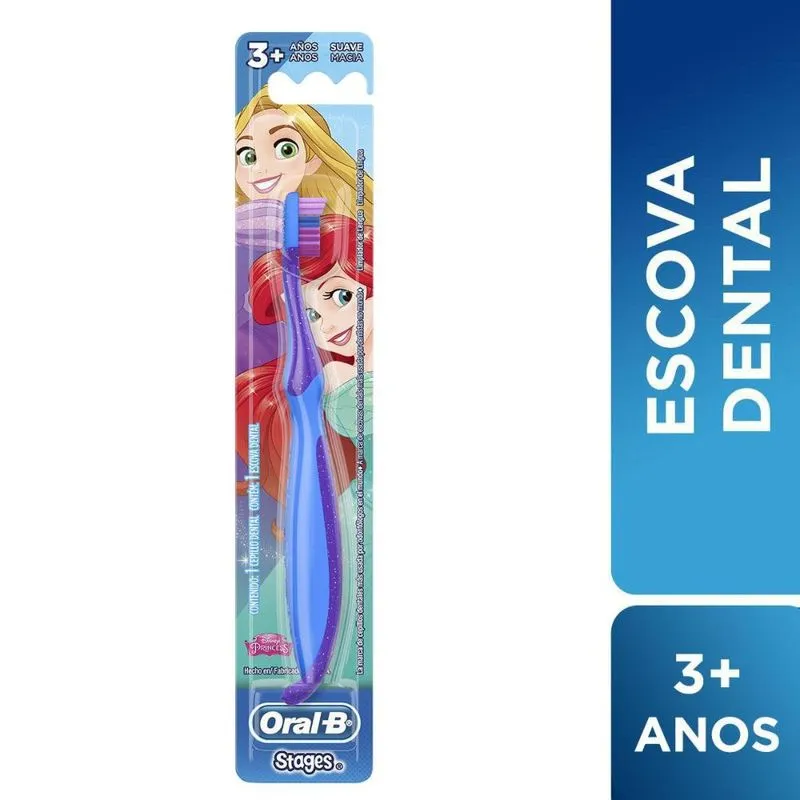 Escova Dental Infantil Oral-B Stages - 1 Unidade (3+ anos)