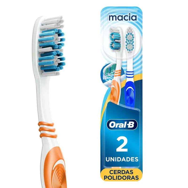 Escova de Dente Oral-B Complete Cerdas Macias 2 Unidades