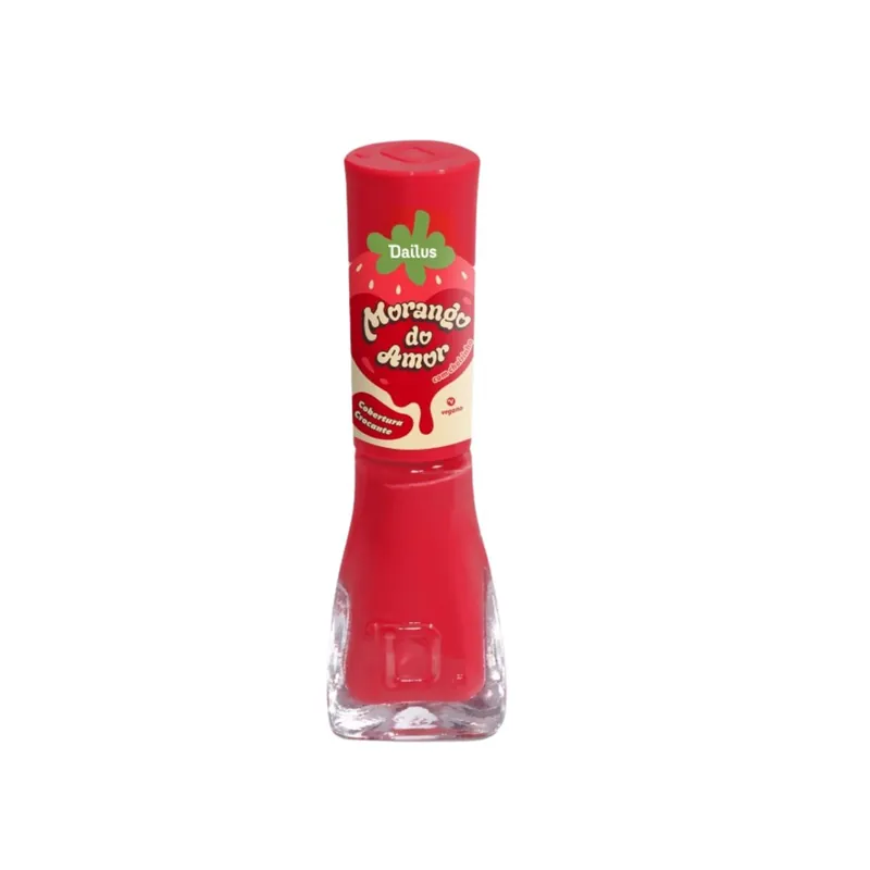 Esmalte Dailus Morango Do Amor Cobertura Crocante 8ml