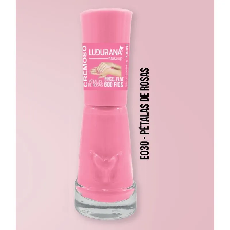 Esmalte Ludurana 600 Fios 7,5ml Petalas De Rosas