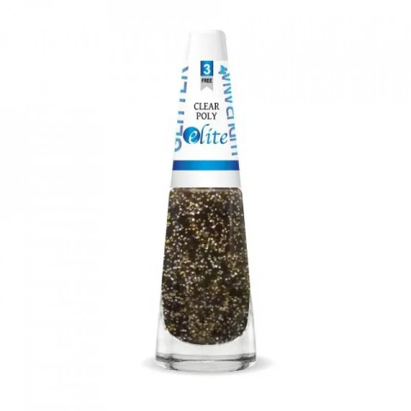 Esmalte Ludurana Glitter Clear Poly 8ml
