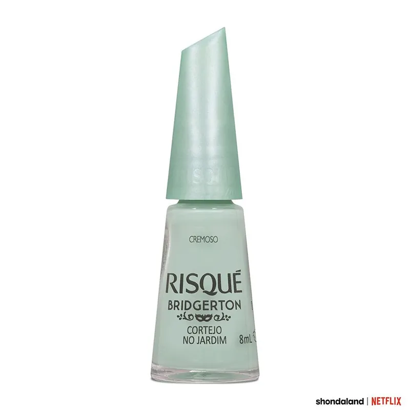 Esmalte Risqué Bridgerton Cortejo No Jardim Cremoso 8ml