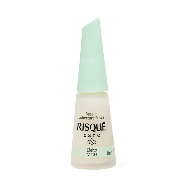 Esmalte Risqué Care Base e Cobertura Efeito Matte 8ml