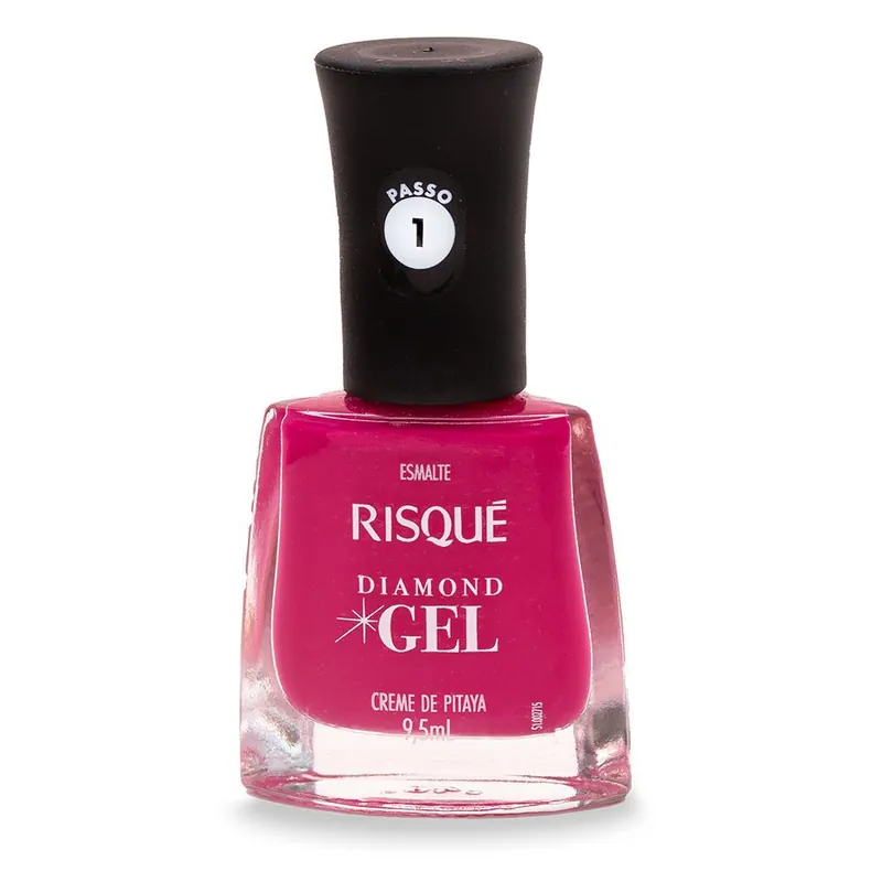 Esmalte Risqué Diamond Gel Creme de Pitaya Cremoso 9,5ml