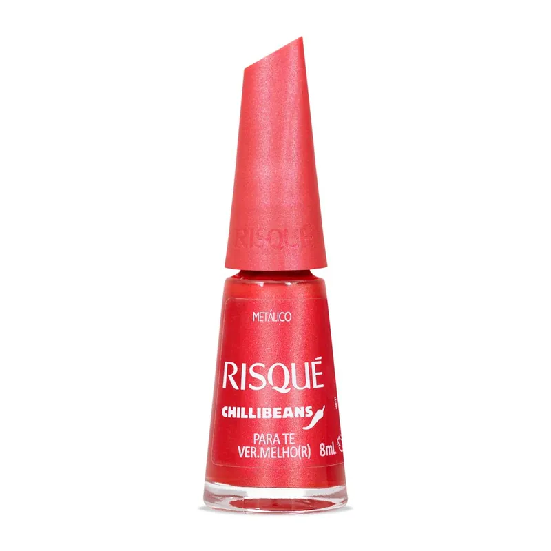 Esmalte Risqué Chilli Beans Para Te Ver.Melhor Metálico 8ml