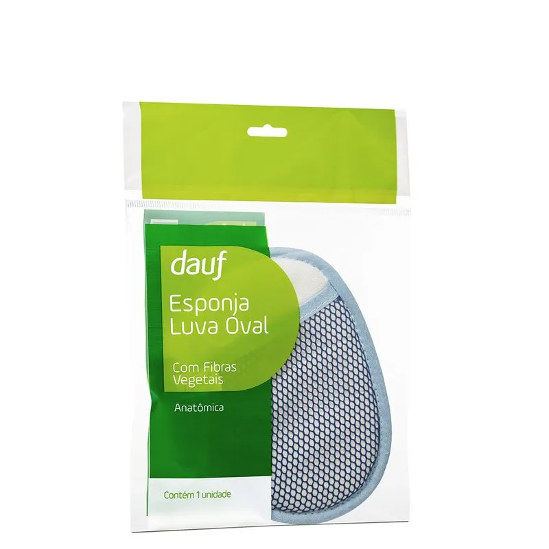 Esponja De Banho Dauf Luva Oval 1 Unidade