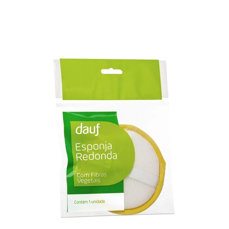 Esponja De Banho Dauf Redonda 1 Unidade