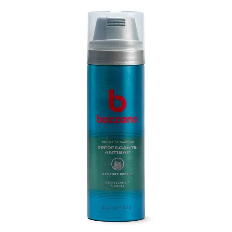 Espuma de Barbear Bozzano Refrescância Máxima 200ml