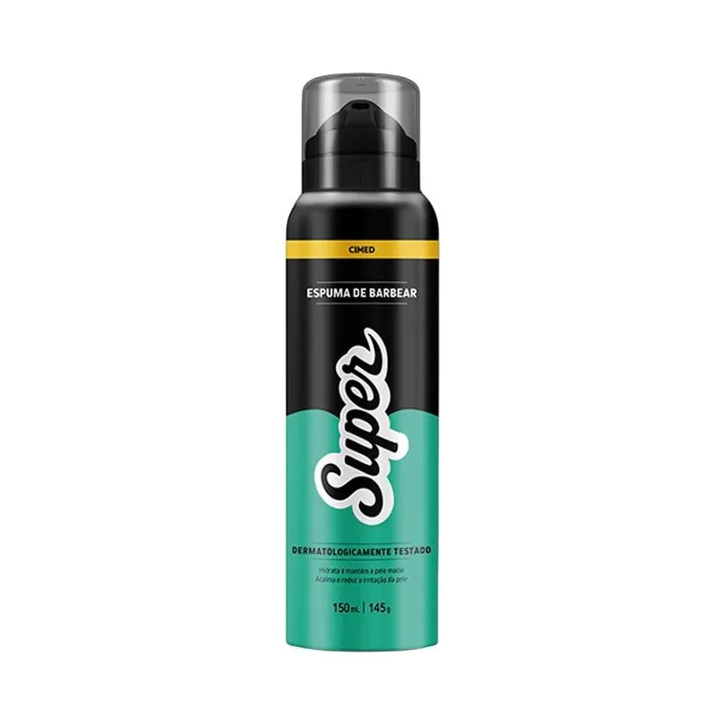 Espuma De Barbear Super Men 150ml