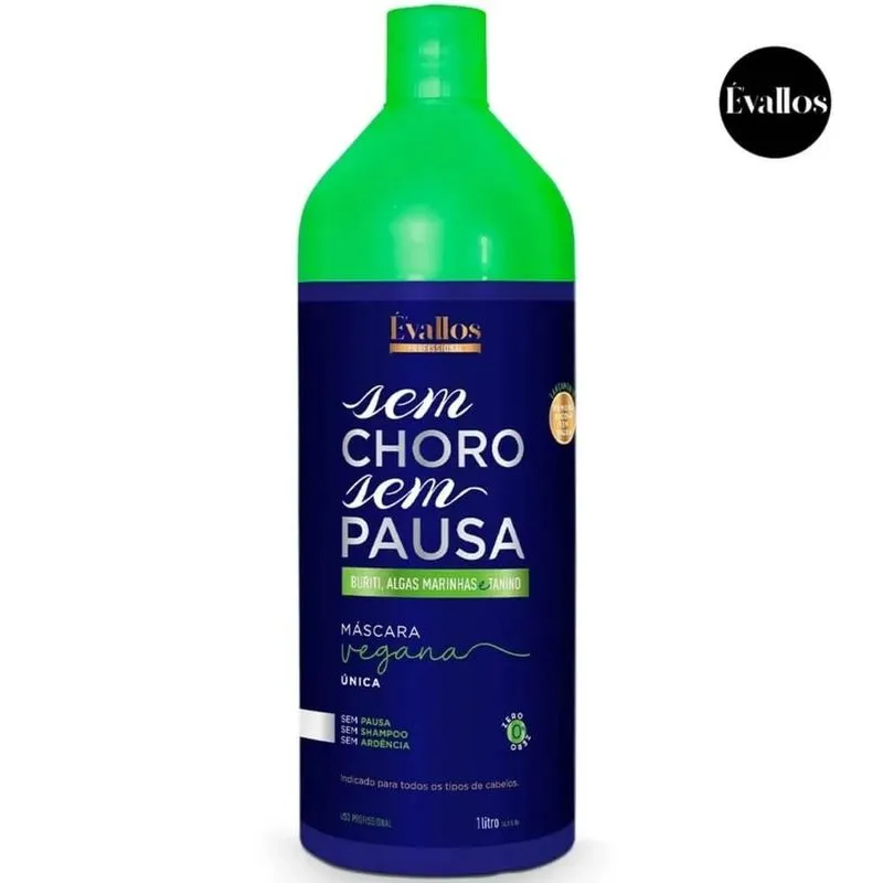 Évallos Profissional Progressiva Vegana Sem Choro Sem Pausa 1000ml