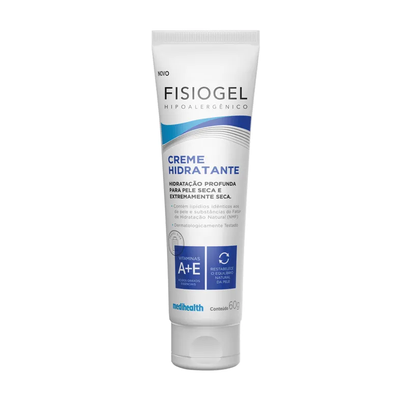 Creme Corporal Fisiogel Hidratante Peles Secas Travel Size 60g