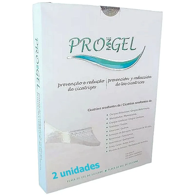 Fita de Silicone PROMNiGel Mamária T Invertido - 28 x 8,5cm - 2 Unidades