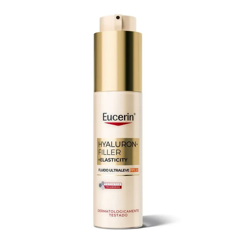 Fluido Facial Anti-Idade Eucerin Hyaluron-Filler + Elasticity Fps 50 50ml