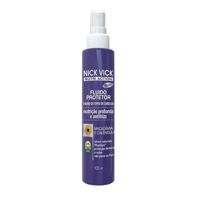 Fluído Protetor Nick Vick Nutri Antifrizz 100ml