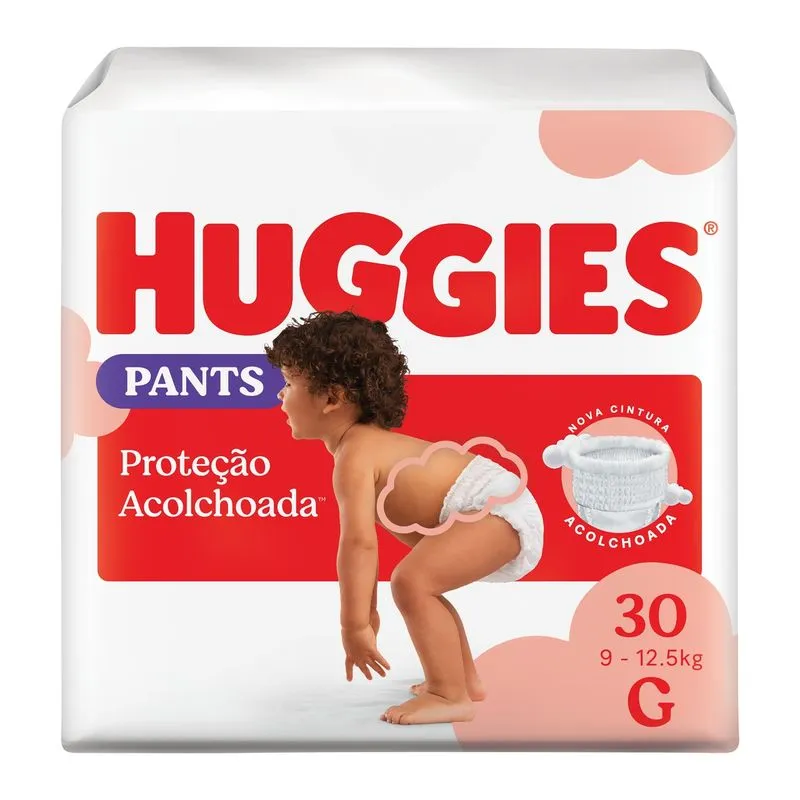 Fralda Huggies Supreme Care Roupinha G 30 Unidades