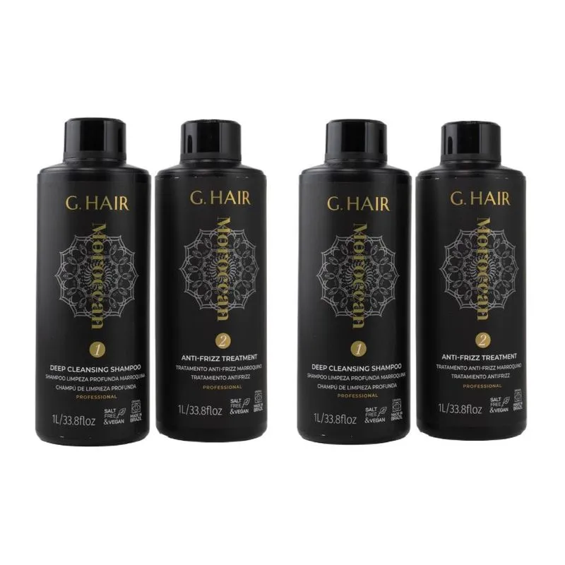 G.Hair Escova Progressiva Marroquina 2 Kits (2 x 1L)