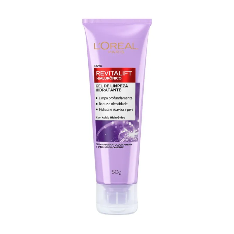Gel de Limpeza Facial L'Oréal Paris Revitalift Hialurônico Anti Idade 80g