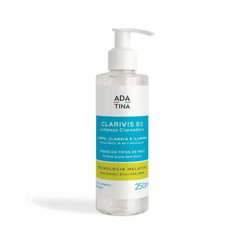Gel de Limpeza Clareador Ada Tina Clarivis B3 250ml