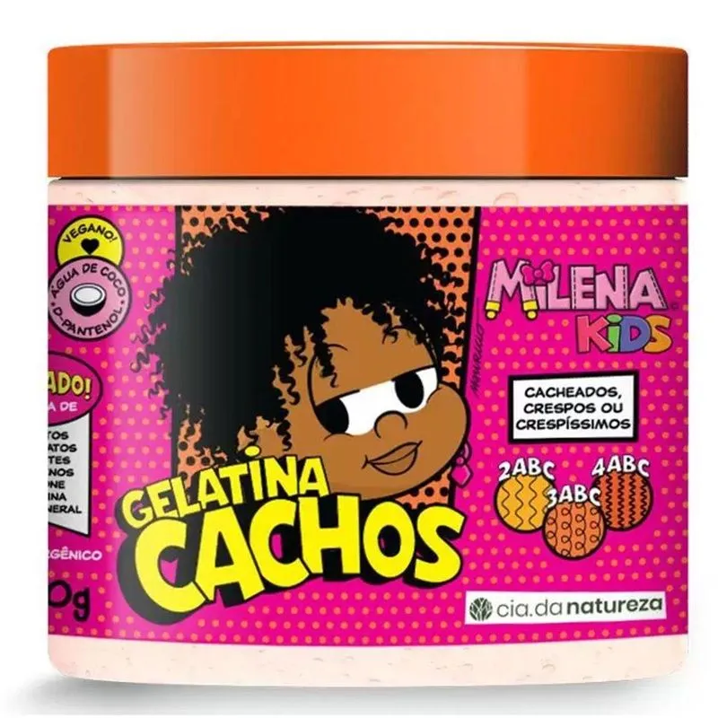 Gelatina Capilar Cachos Milena Kids 500g
