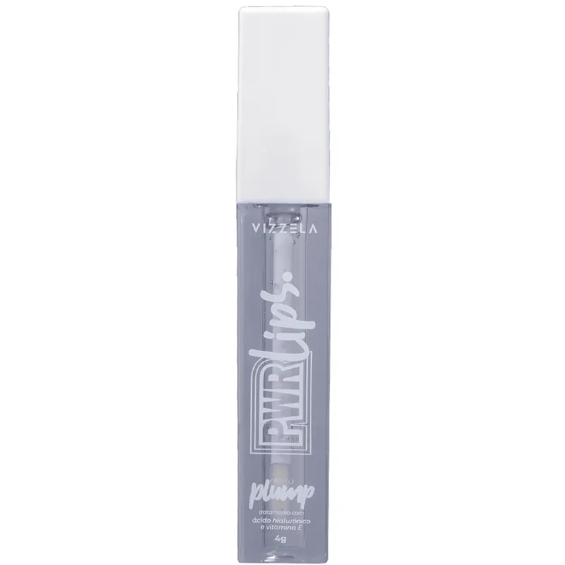 Gloss Labial Vizzela Power Lips Incolor 4g