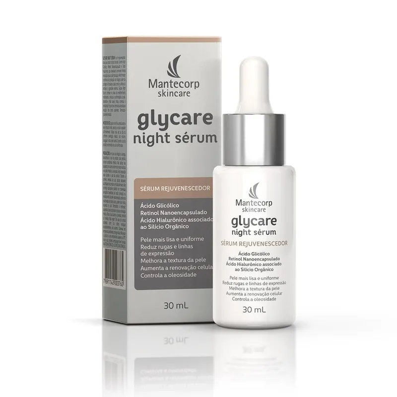 Sérum Rejuvenescedor Mantecorp Glycare Night 30ml