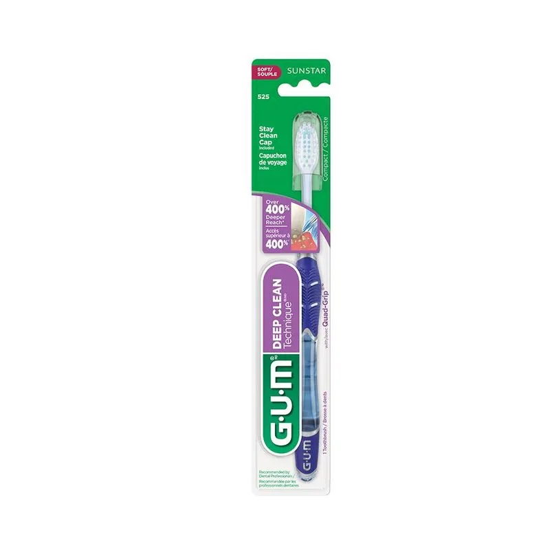 GUM Escova Dental Deep Clean Soft - Cores Sortidas