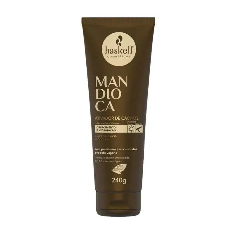 Haskell - Mandioca Definição e Nutrição - Ativador de Cachos - 240g