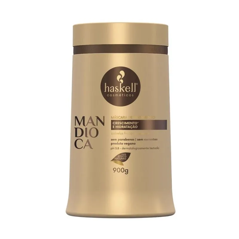 Haskell Mandioca - Máscara Força Crescimento Tratamento - 900g