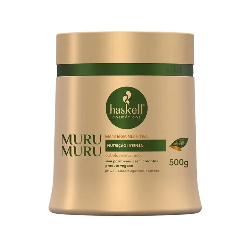Haskell - Muru Muru Manteiga Nutritiva - Máscara Capilar - 500g