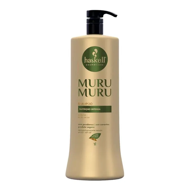 Haskell - Shampoo Muru Muru Nutrição e Hidratação 1000ml