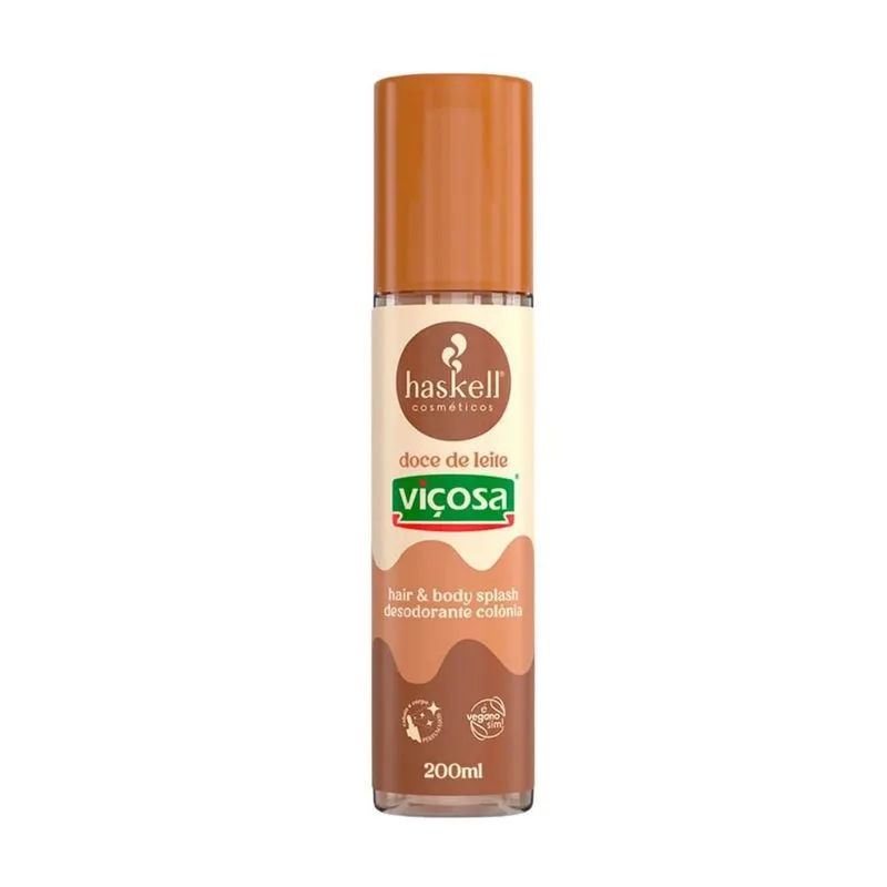 Haskell - Viçosa Fragrância Doce de Leite - Body Splash - 200ml