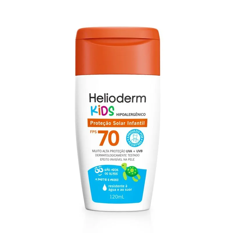 Helioderm Protetor Solar Corporal Kids FPS 70 - 120ml