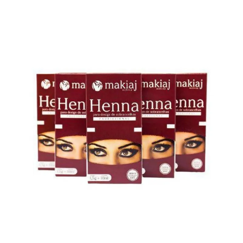 Henna para Sobrancelha Castanho Claro Makiaj 1,5g