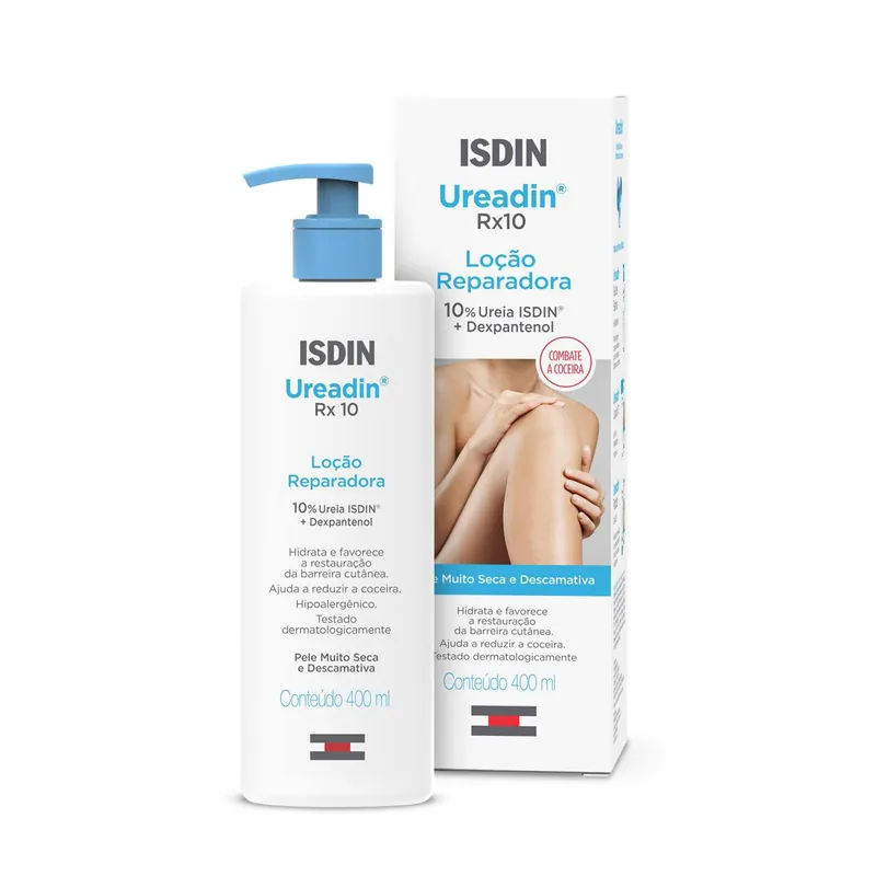 Loção Corporal ISDIN Ureadin Rx 10 Hidratante 10% Ureia Pele Muito Seca 400ml