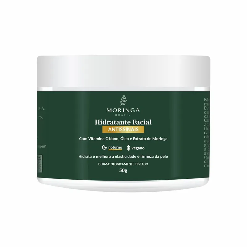 Hidratante Facial Moringa Noturno 50g 1 Unidade
