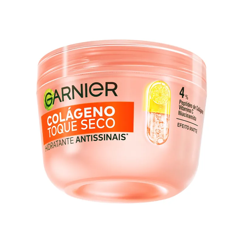 Gel Creme Facial Garnier SkinActive Colágeno Antissinais Toque Seco 85g