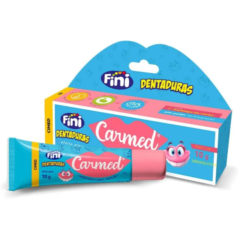 Hidratante Labial Carmed Fini Dentadura 10g