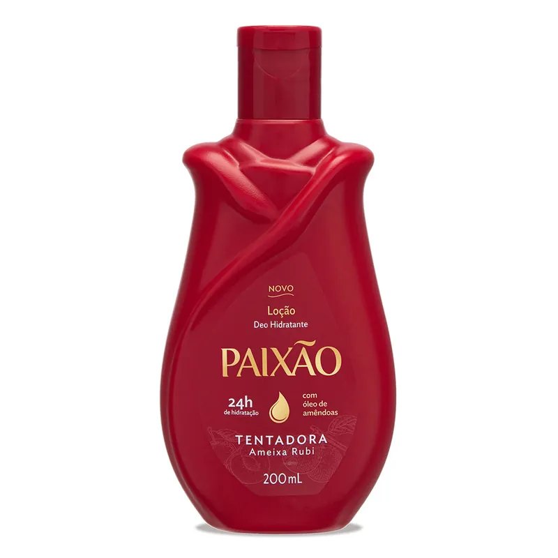 Hidratante Paixão Tentadora com Óleo de Amêndoas ação desodorante 200ml