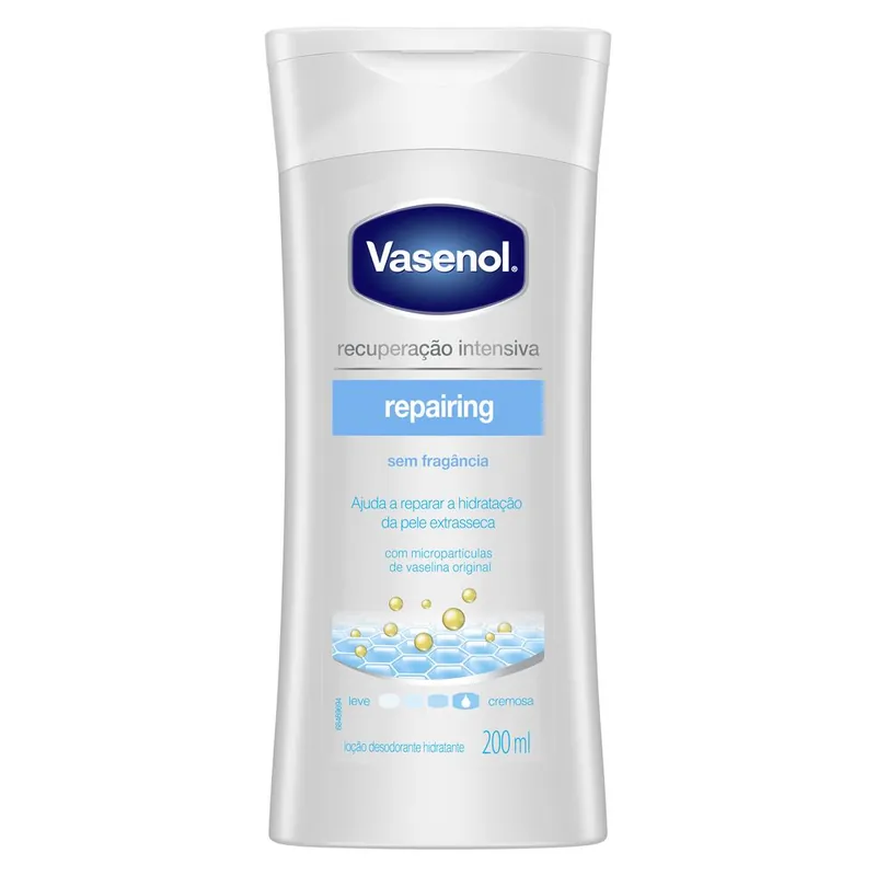 Loção Corporal Vasenol Recuperação Intensiva Reparadora 200ml
