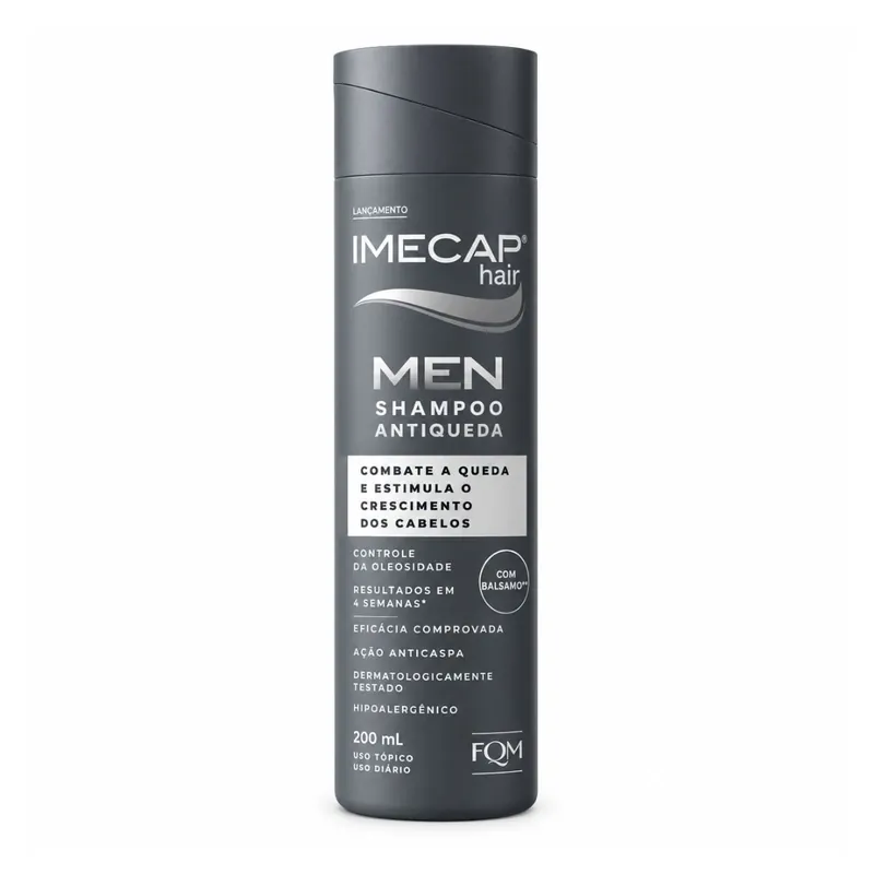 Shampoo Imecap Hair Men Antiqueda 200ml