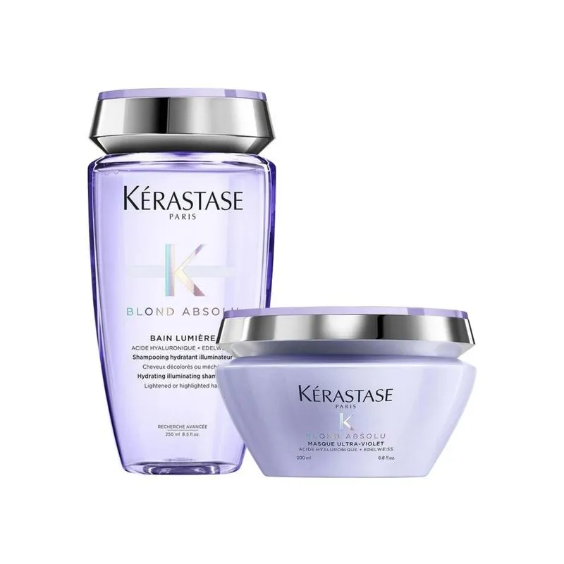 Kérastase Blond Absolu Violet Lumiére Kit (Shampoo + Máscara)