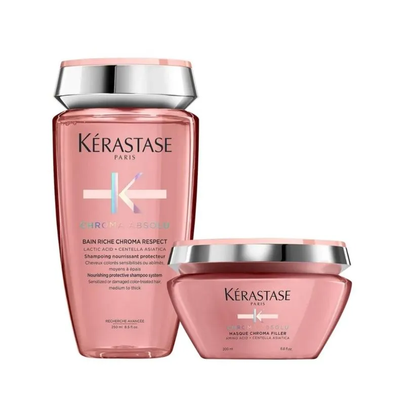Kérastase Chroma Absolu Kit Shampoo 250ml e Máscara 200ml