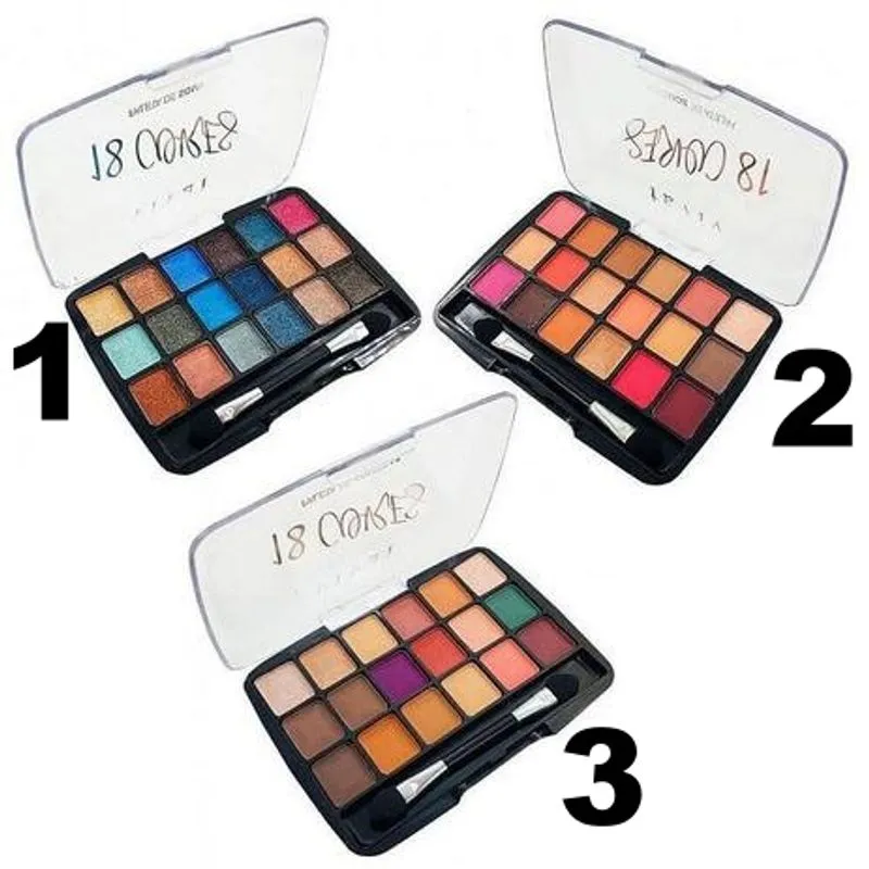 Kit 18 Sombras Vivai Cor: 01