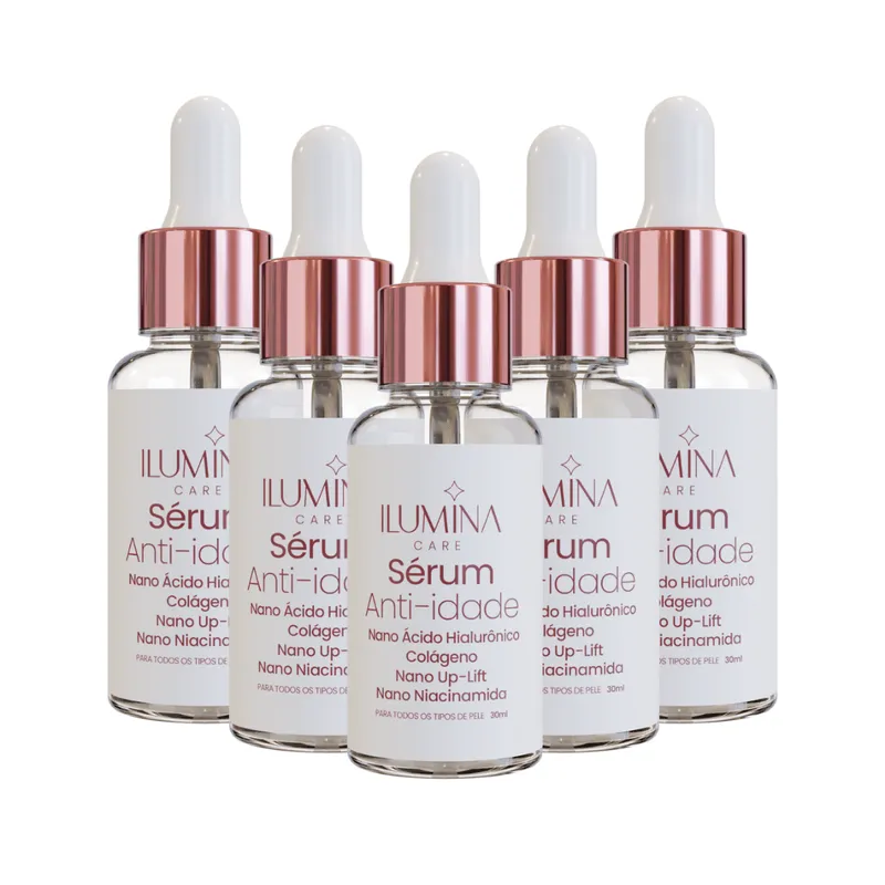 Kit 5 Sérum Anti-idade Lifting Facial