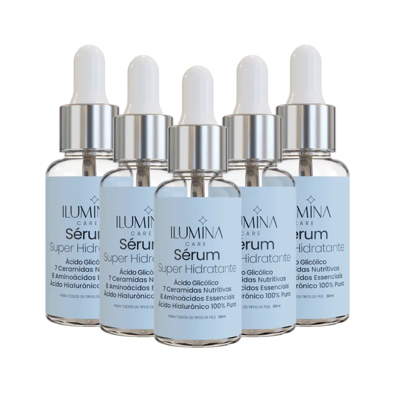 Kit 5 Sérum Hidratante Com Ceramidas